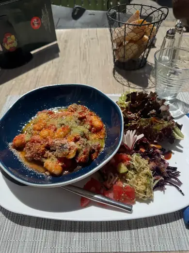 Gnocchi sauce tomate et basilic gratinés au parmesan